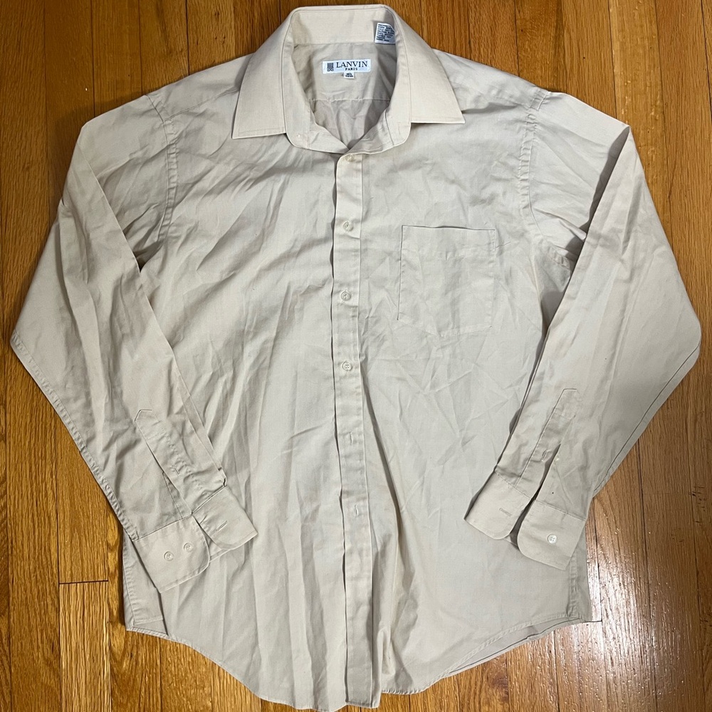 Lanvin Men's Cream Shirt